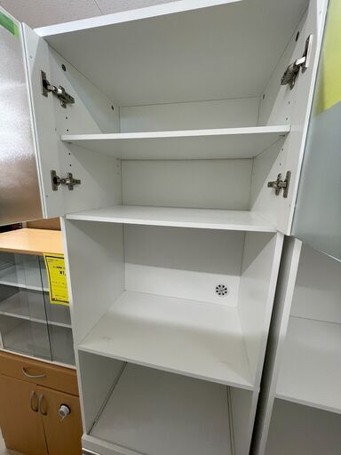 【ジモティ来店特価！！】　食器棚　ホワイト　J-1118