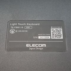エレコム(ELECOM) キーボード 無線 Bluetoothの画像