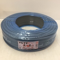 富士電線工業 VCTFケーブル ビニルキャブタイヤ丸形コード 4...