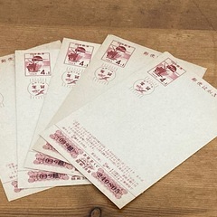 昭和38年　年賀はがき　6枚　長期保管品