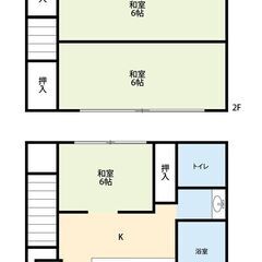 【入居者様 決定しました🙇‍♂️】🉐各務原市鵜沼台 3DK戸建て2階建て🉐初期費用ほぼ無料・家賃35,000円・駐車場なし (近隣に月極あり)🉐リフォーム前の今だから格安お家賃🉐１ヶ月間フリーレント🉐庭あり🉐ペット飼育可能!!多頭飼いOK!!🉐生活保護OK!!🉐事務所や店舗利用OK!!🉐外国籍OK!!🉐DIY好きなようにOK🉐岐阜県各務原市鵜沼台 - 不動産