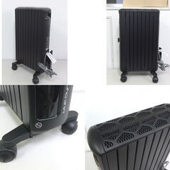 【美品】デロンギ オイルヒーター マットブラック MDHU12-PB デロンギ マルチダイナミックヒーター MDHU12-PB マットブラック 1200W