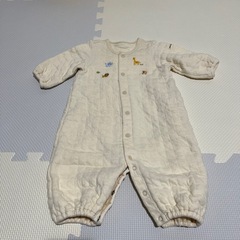 ミキハウス2ウェイロンパース2まい最終値下げ 今週終了美品の画像