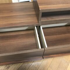 テレビ台　破損箇所有の画像