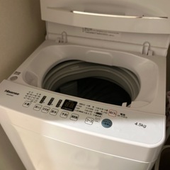 Hisense  洗濯機　4.5kg    11/23〜11/2...