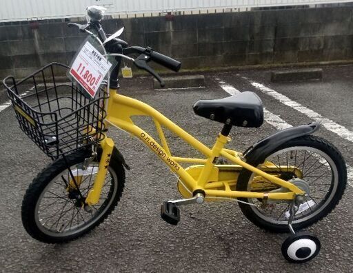 新品　子供用自転車　16インチ　イエロー