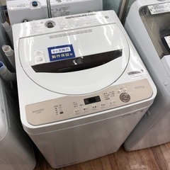SHARP シャープ 6.0kg 全自動洗濯機 ES-GE6E-T 2020年製