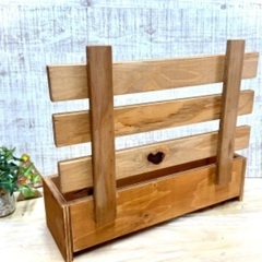ハンドメイド⭐️ウッドプランターラックの画像