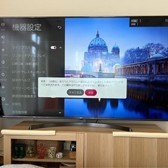 【美品】LG 65V型 4K 液晶テレビ 65UK6500EJD HDR対応 ネット動画の画像