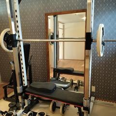 スミスマシン（写真のもの全て※鏡以外）