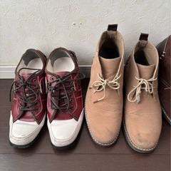 メンズ靴　4足まとめ売りの画像