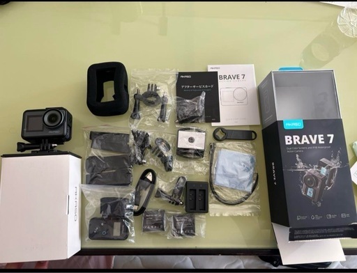 AKASO BRAVE7 128GB microSD 自撮り棒付