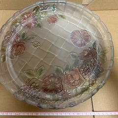 ガラス大皿　ガラス皿　プレート　食器の画像