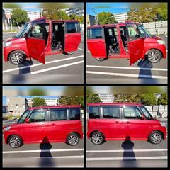 車検2年付き♪フレアワゴンカスタムスタイル ターボ (スペーシアカスタム) 軽自動車 ナビフルセグテレビ バックカメラの画像