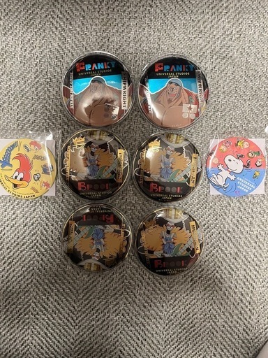 USJワンピース　缶バッジ