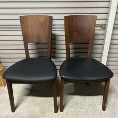 ☆ダイニングチェア 2点セット　飛騨の家具