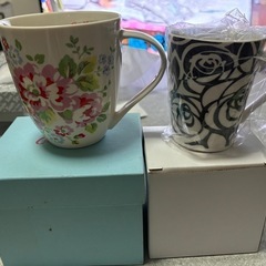 【決まりました】【0円】【未使用】マグカップ2点セット