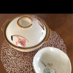 鍋セット　　土鍋と取り皿