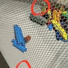 【最終値下げ・箱無し/本体のみ・2畳サイズ】Hugmuu ベビーサークル メッシュタイプの画像