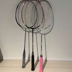 バトミントンラケット3本セット