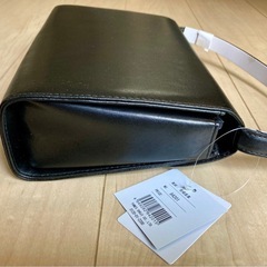 シルビアロッシーニ 84201ブラック ハンドバッグ 合成皮革の画像