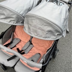 【美品】【お値下げ】2人乗りベビーカーの画像