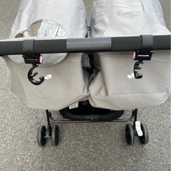 【美品】【お値下げ】2人乗りベビーカーの画像