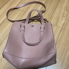 ピンクショルダーバック