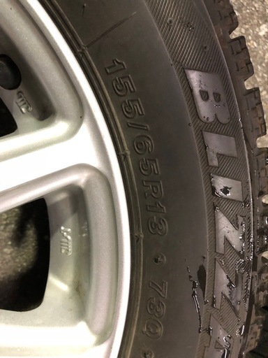 155/65R13 BS VRX 2019年