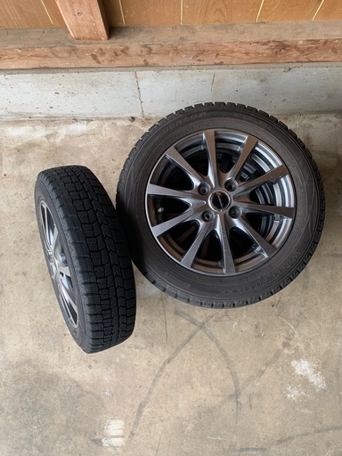 中古軽用スタッドレスタイヤホイールセット155/65R14