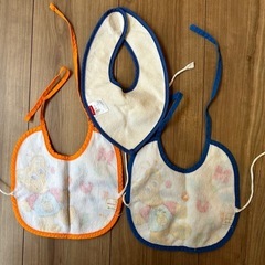 値下げ中🉐♡ミキハウス♡スタイ３枚まとまて♡男の子♣︎の画像