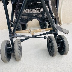 [Jeep］折りたたみ式ベビーカー　ブラックの画像