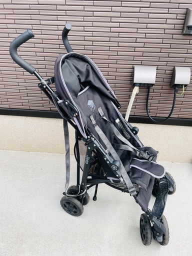 [Jeep］折りたたみ式ベビーカー　ブラック