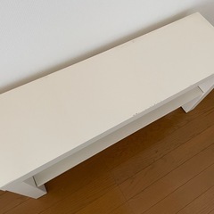残り一台⭐️美品⭐️IKEAイケア 木製 テーブル ロー カフェ サイド ホワイト の画像