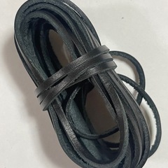 革紐 牛革 紐 本革 レザー クラフト　3mmx2mm     2Mの画像