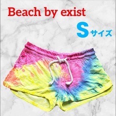 Beach by exist❤タイダイショートパンツ　レインボー