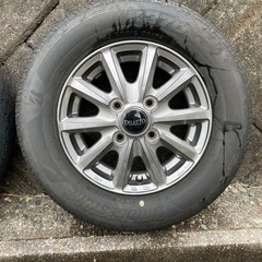 軽トラ/バン夏タイヤ&ホイールセット 145/80R12 78/80N の画像