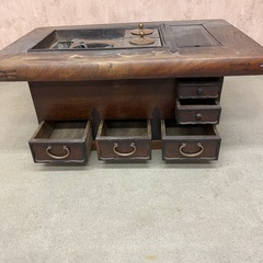 箱火鉢　長火鉢　囲炉裏テーブルの画像
