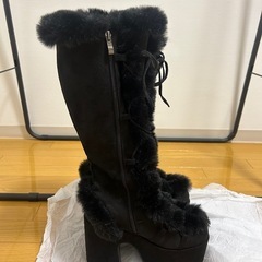 【2時間のみ使用】ロングブーツ 23.5センチ