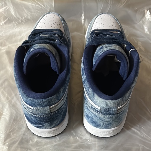 服/ファッション Nike Air Jordan 1 Low Washed Denim 27.5cm