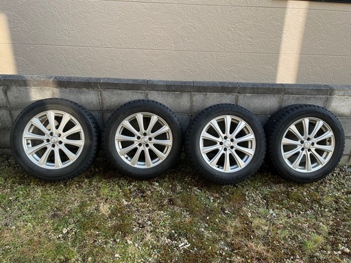 225/55r17ダンロップスタッドレス アルミホイール