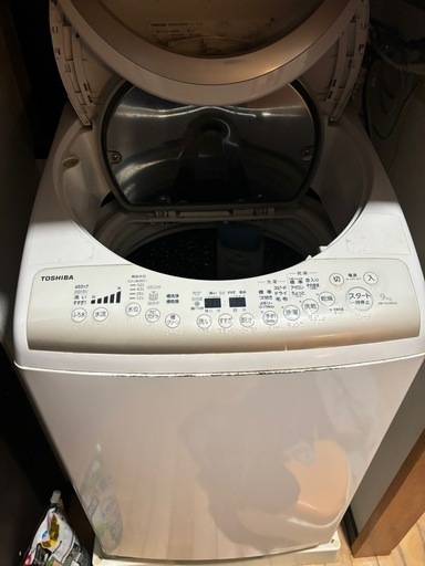 TOSHIBA洗濯機9キロ　2014年製