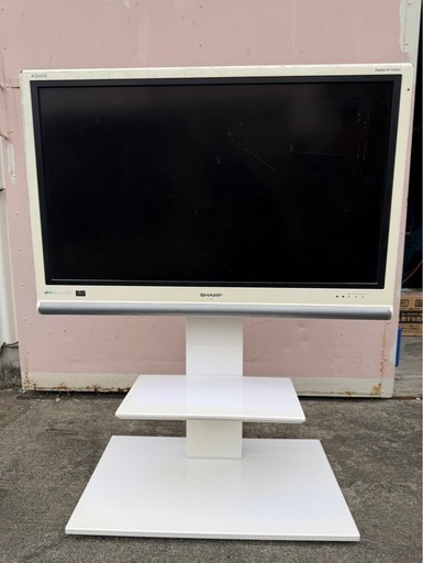 SHARP AQUOS 液晶テレビ　37インチ　LC-37DS3 白  テレビスタンド付き