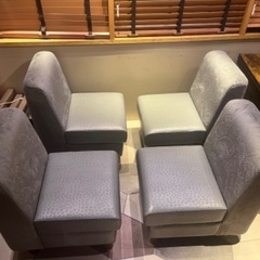 1人用ソファーチェアx4