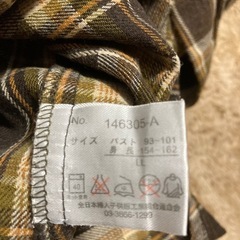 レディース　ネルシャツ　LLの画像