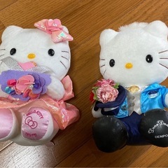 ハローキティ&ダニエル ブライダル ぬいぐるみの画像