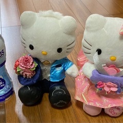 ハローキティ&ダニエル ブライダル ぬいぐるみの画像