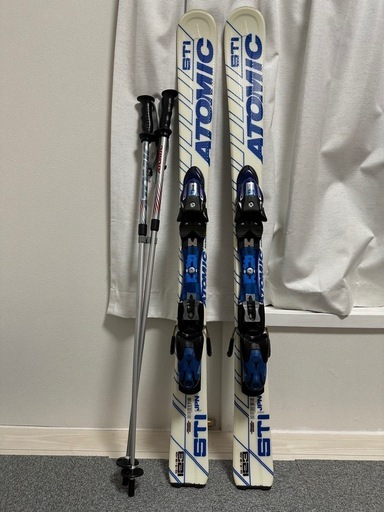 ATOMIC STI JPN 123スキー板 ストック ビンディング セット