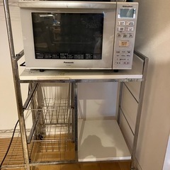 オーブンレンジ　キャスター付き　※11/7  14-16時引取優先の画像