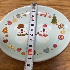 【無料】ディズニー 小皿 クリスマスプレート 2015の画像